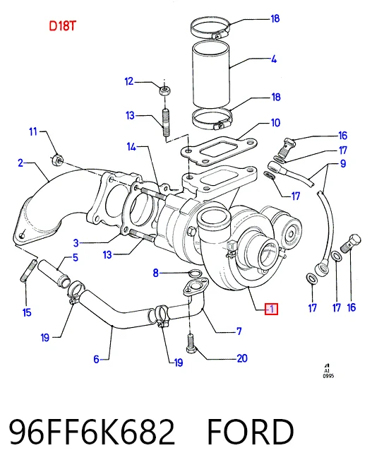  Turbocompresor Ford Escort 7