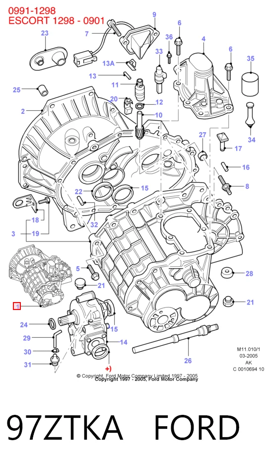 Comprar Caja de cambios Ford Mondeo I GBP