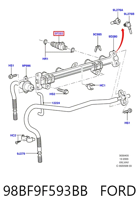 Inyectores Ford Fiesta COURIER furgoneta (J5S, J3S) (1996 - 2002) precio, desde 39,20 EUR
