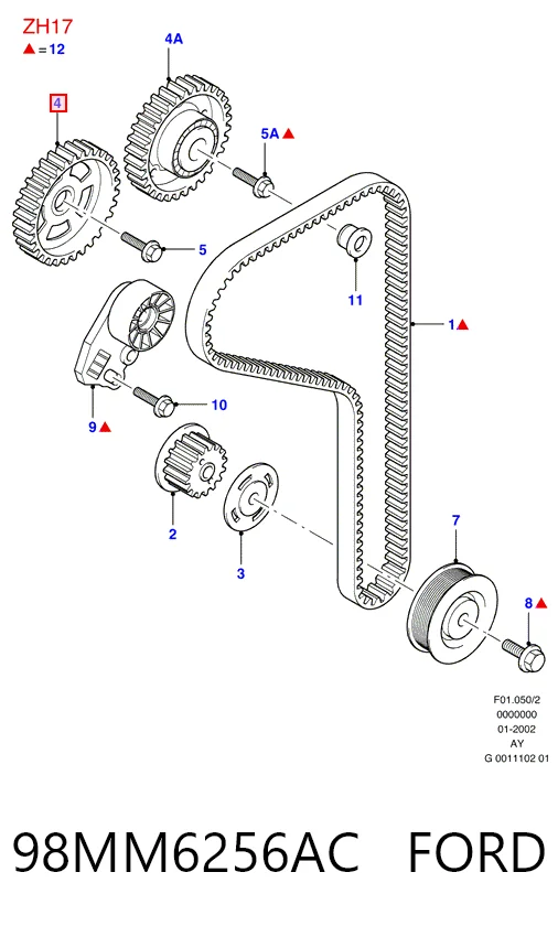 98MM6256AC Ford