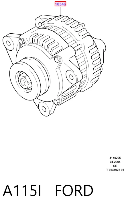 Alternador A115I FORD