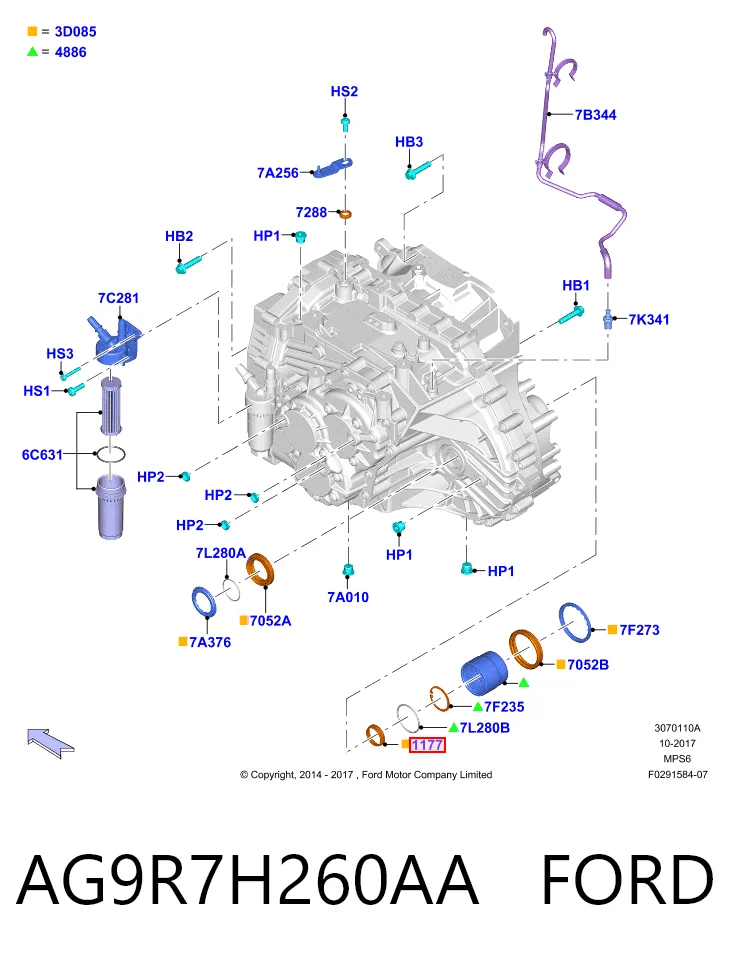 AG9R7H260AA Ford