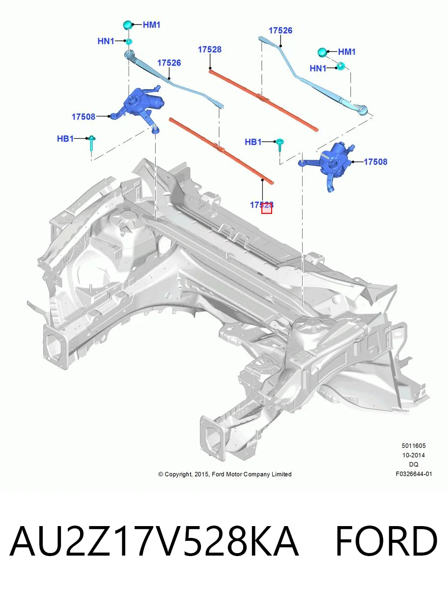 Limpiaparabrisas delanteras W2A7295B Polcar