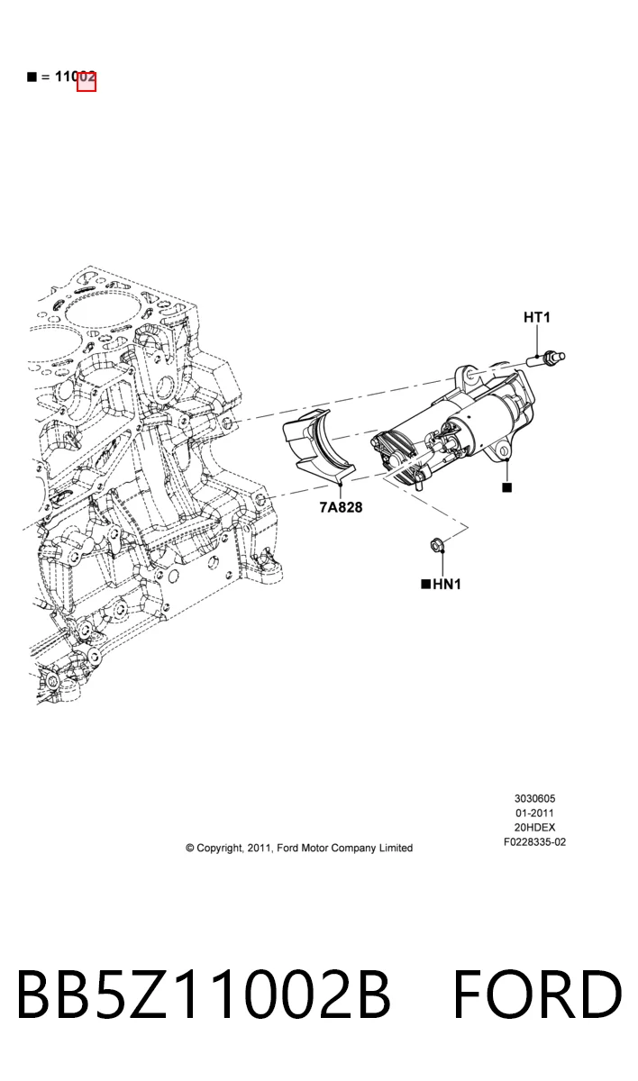 Arranque motores para Ford Escape  