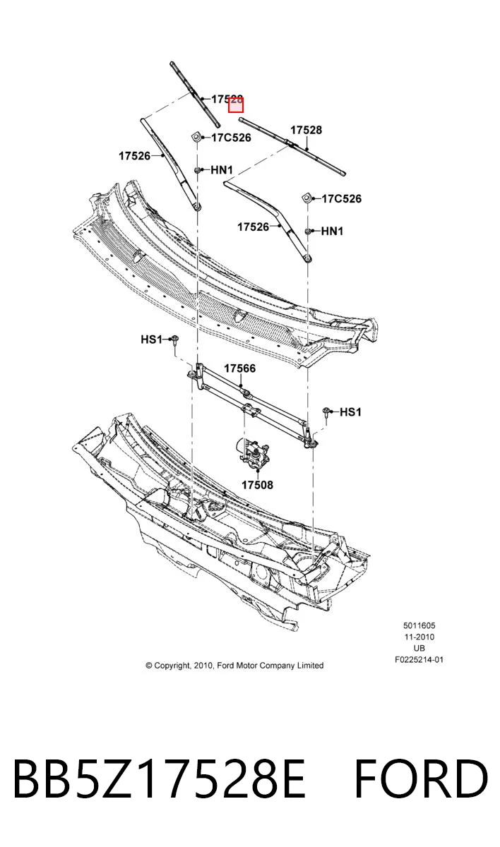 BB5Z17528E Ford