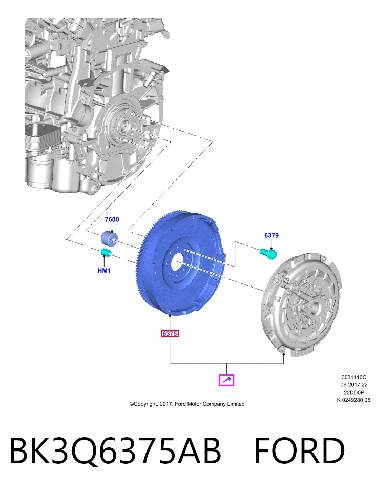 BK3Q6375AB Ford