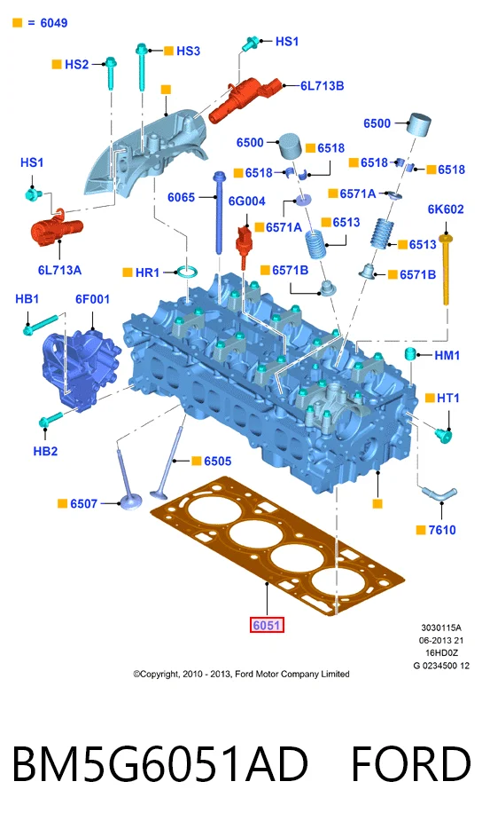 31460680 Volvo Empaquetadura de culata