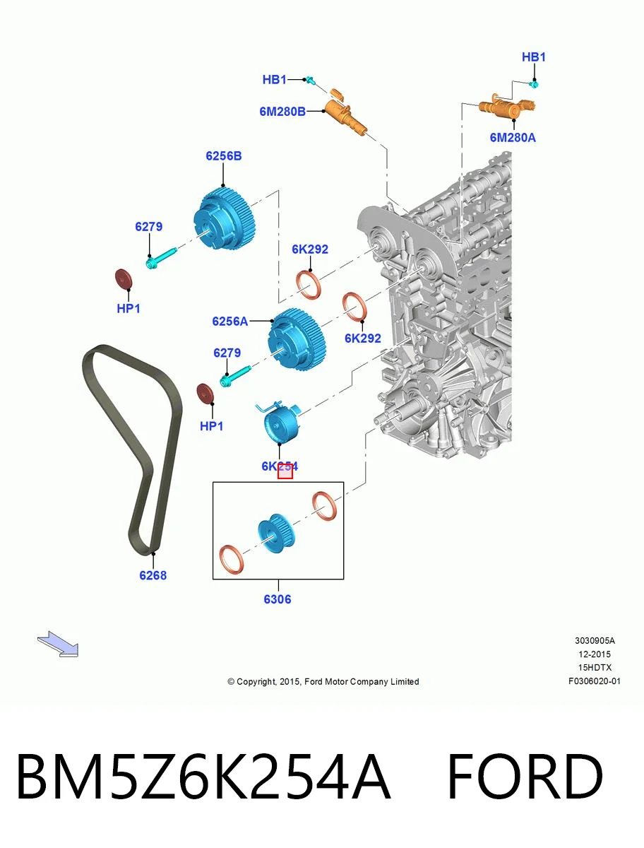 BM5Z6K254A FORD