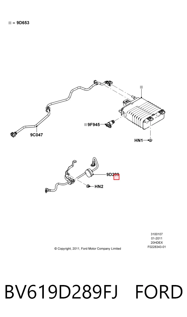 Válvula de purga de vapores de combustible Ford Focus III hatchback (CB8) (2010 - 2020) precio, desde 82,99 EUR