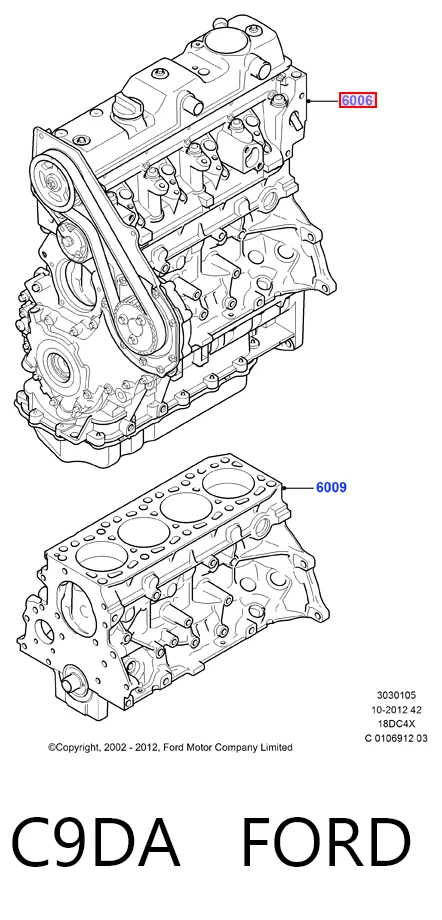 C9DA Ford Motor completo