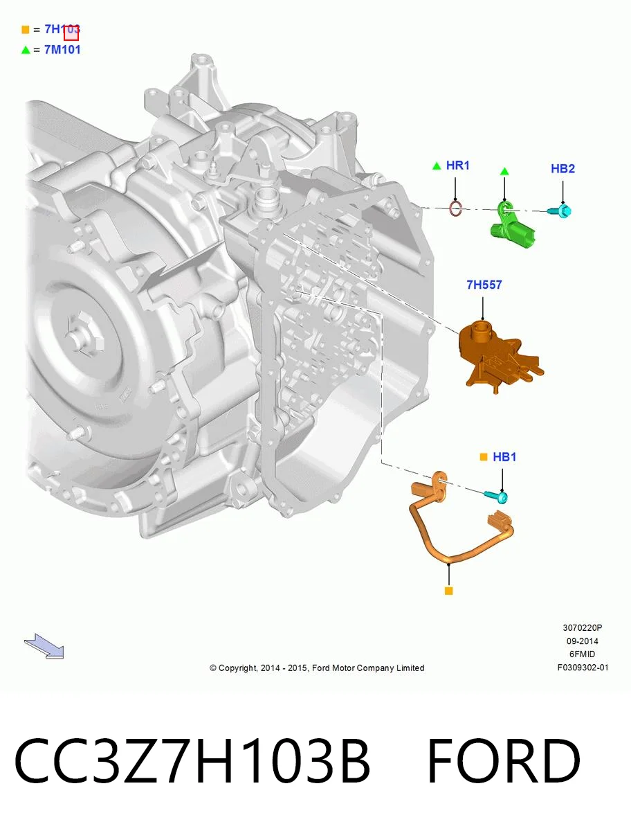 Captador de velocidad para Ford Explorer  U5