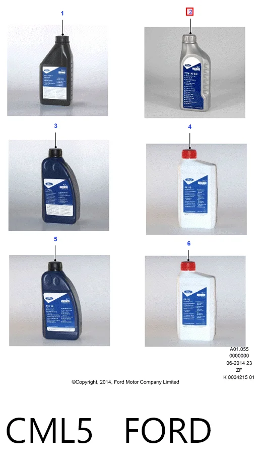 Aceite de transmisión CML5 FORD