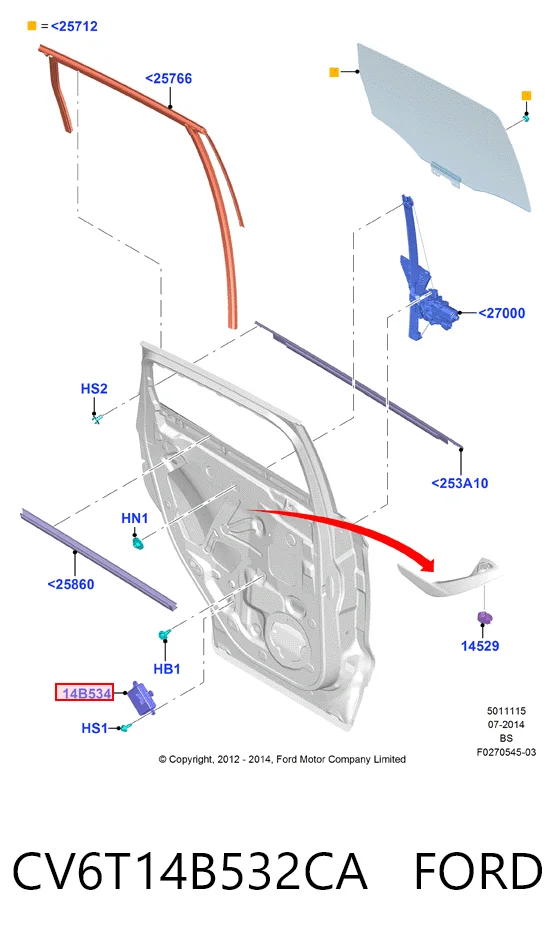 Módulo de confort para Ford Kuga II CBS