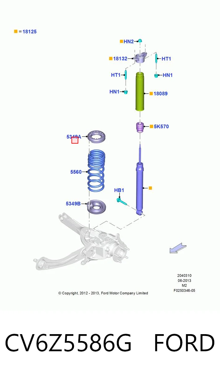 CV6Z5586G Ford