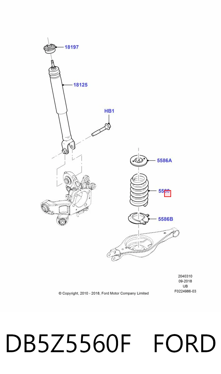 Muelle para Ford Explorer U5