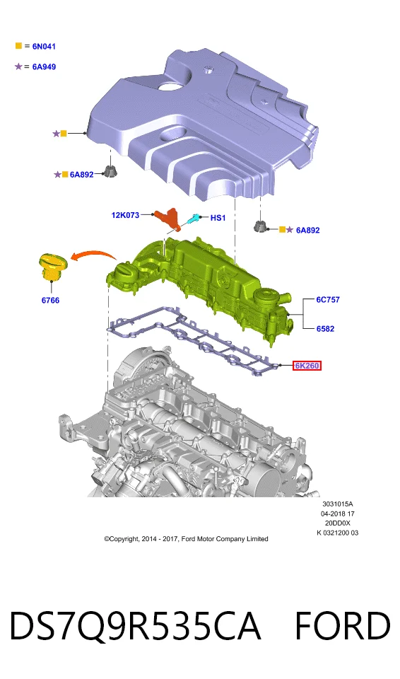 Junta tapa válvula Citroen C4 SPACETOURER monovolumen (3D) (2018 - 2026) precio, desde 23,28 EUR