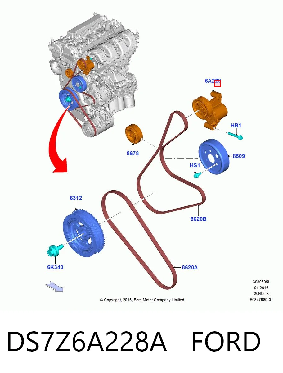 DS7Z6A228A Ford