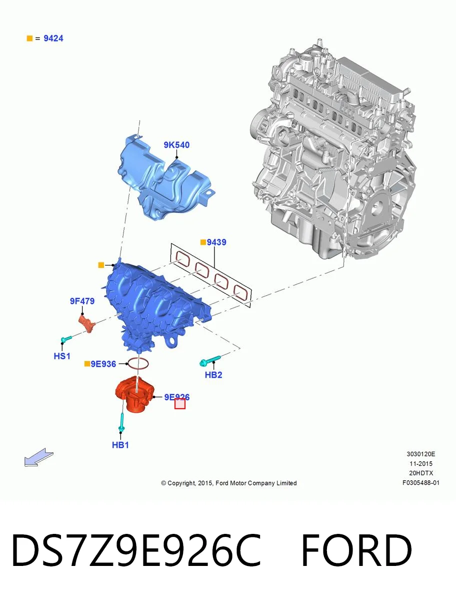 Comprar Cuerpo de mariposa Ford Explorer  U5