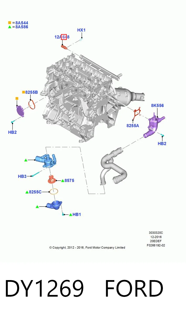 Sensor temperatura refrigerante Ford Explorer  (2001-2005)