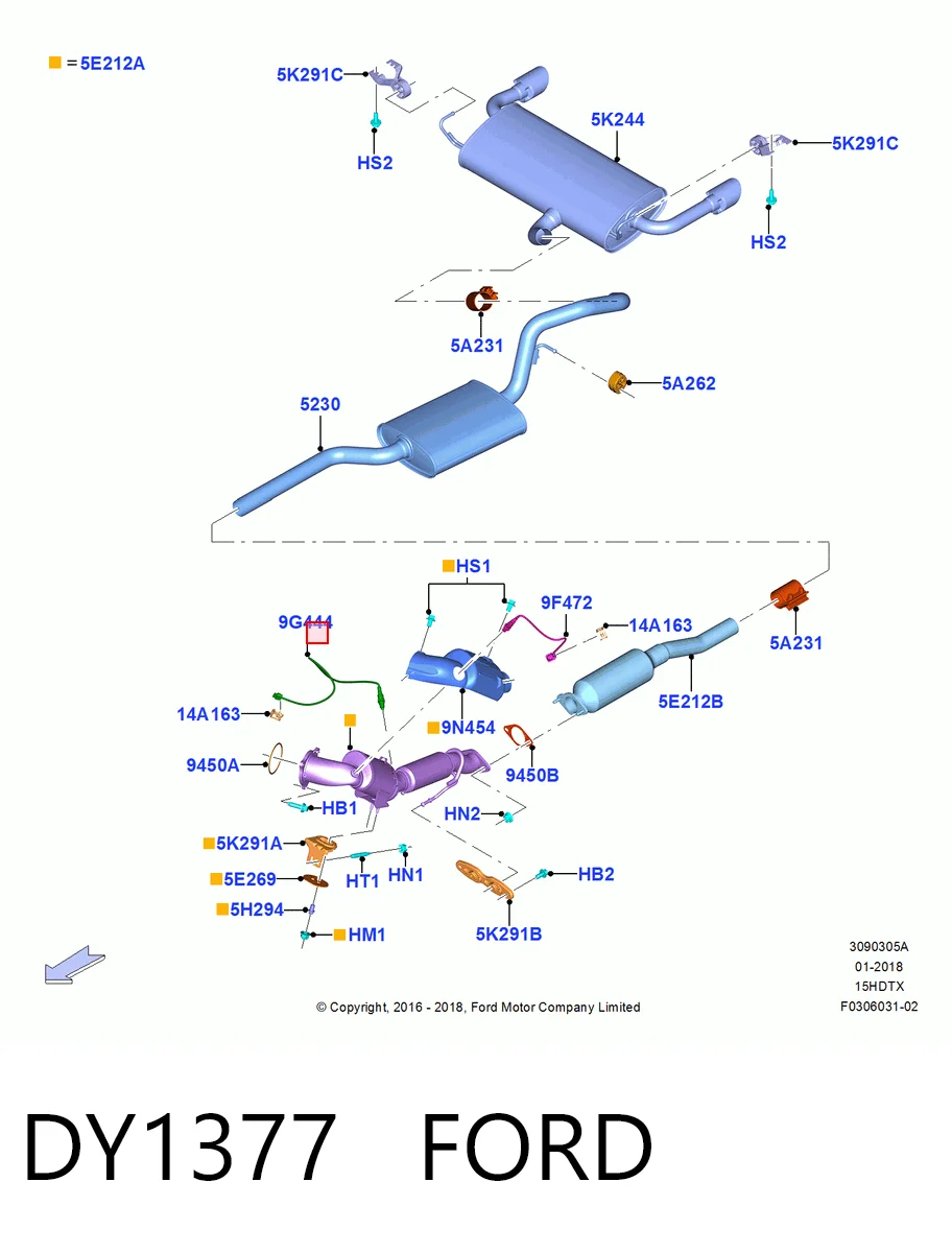  Sonda lambda Ford Fiesta 