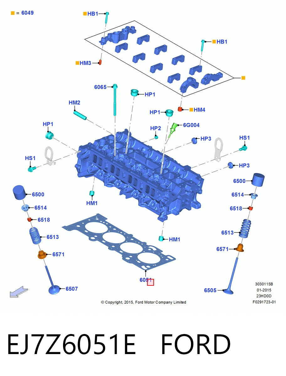 EJ7Z6051E Ford