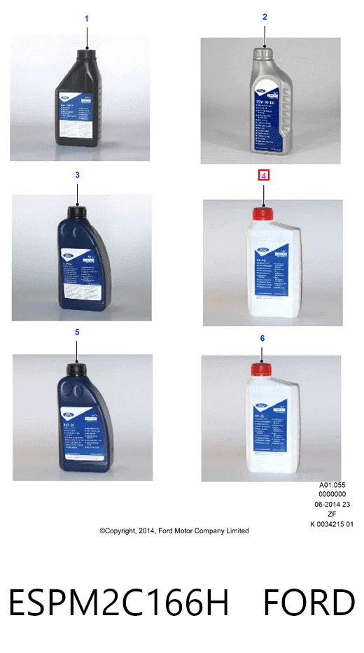 Aceite de transmisión ESPM2C166H FORD