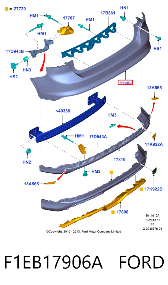 Comprar Parachoques trasero Ford Focus III CB8