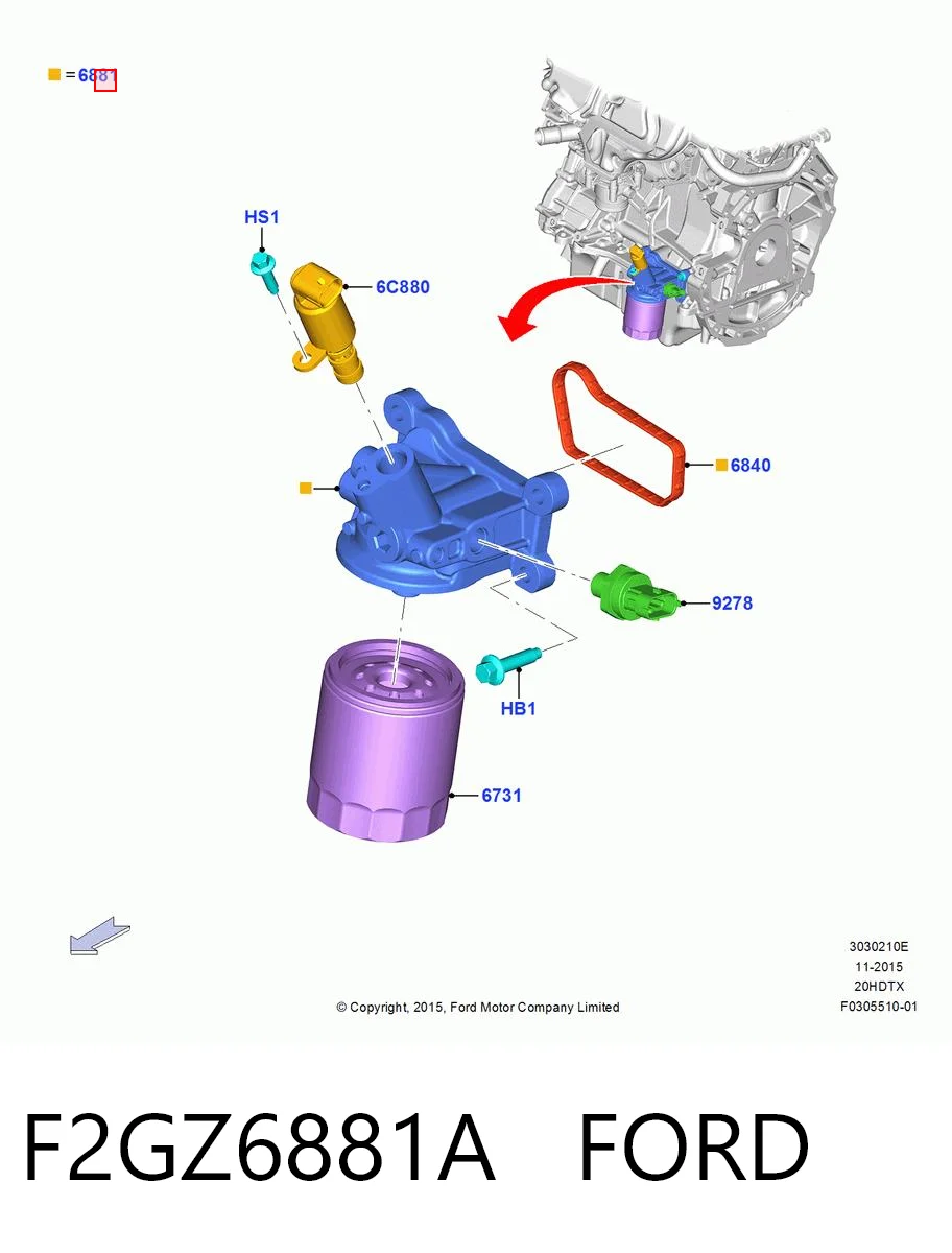 F2GZ6881A Ford