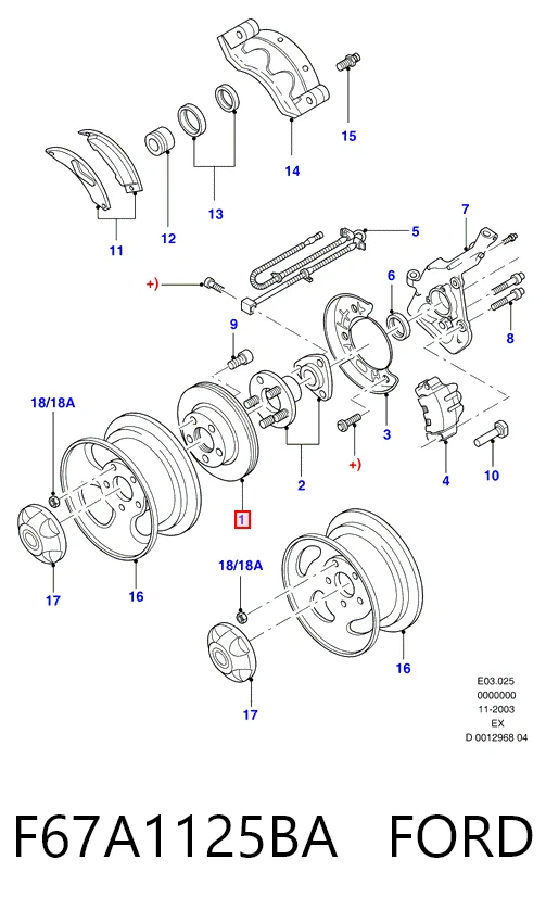Frenos delanteros Ford Explorer  desde 60,27 €