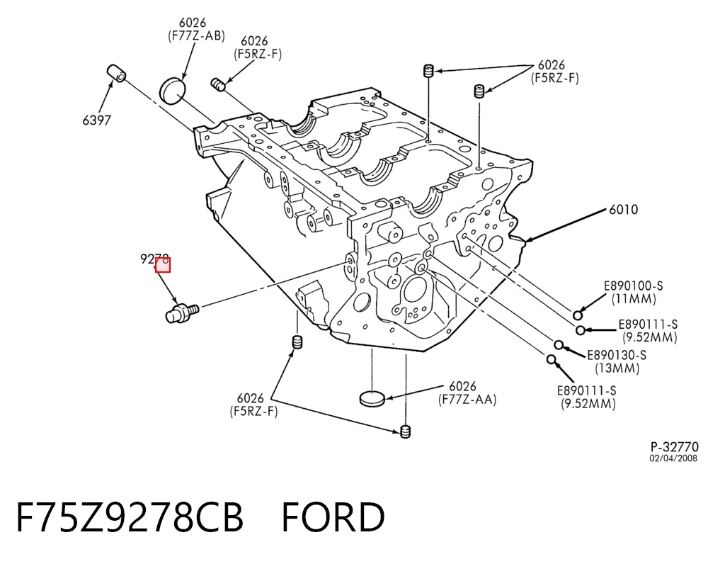 Comprar Sensor de presión de aceite Ford Escape  