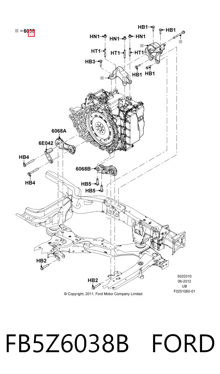 Comprar Taco de caja de cambios Ford Explorer  U5