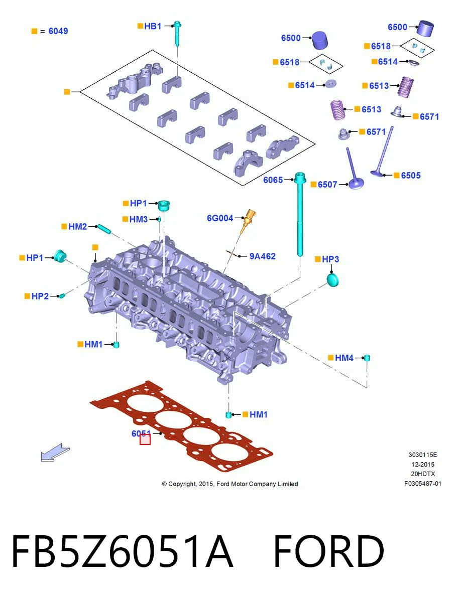 FB5Z6051A Ford