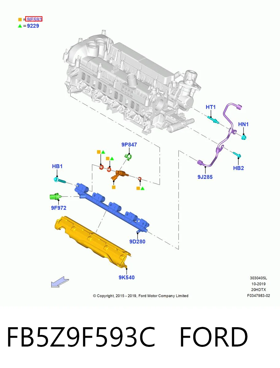 Comprar Inyector de combustible Ford Escape  DM2 a bajo precio