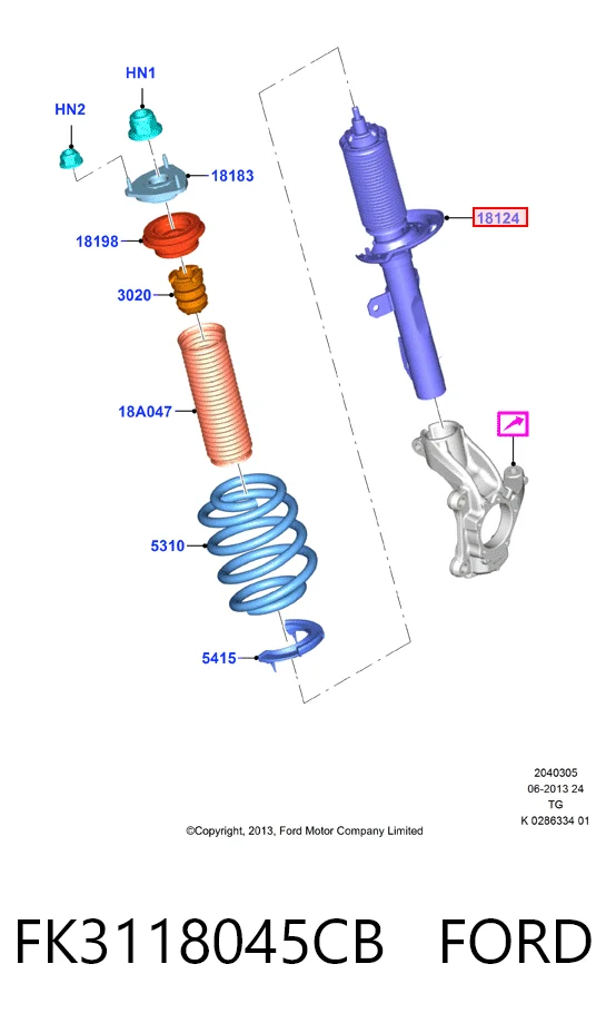 FK3118045CB Ford