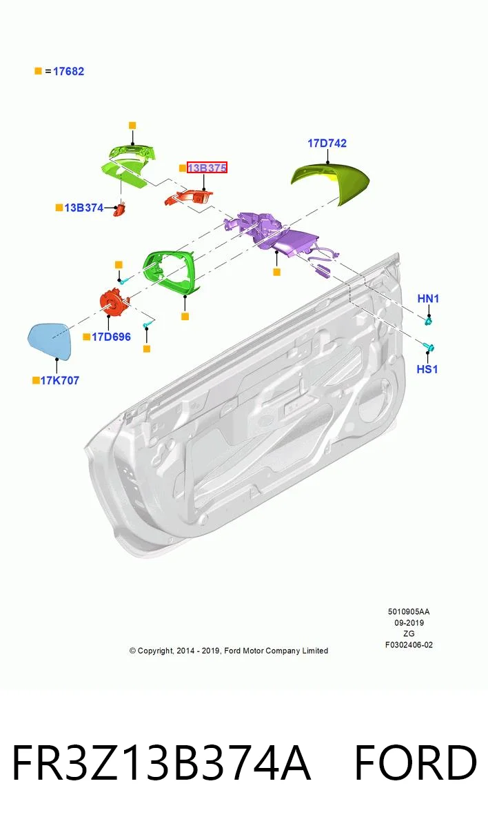 FR3Z13B374A Ford 