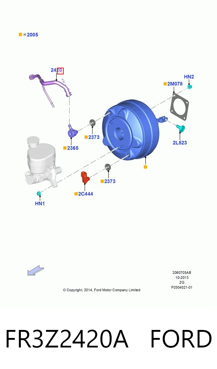 FR3Z2420A Ford