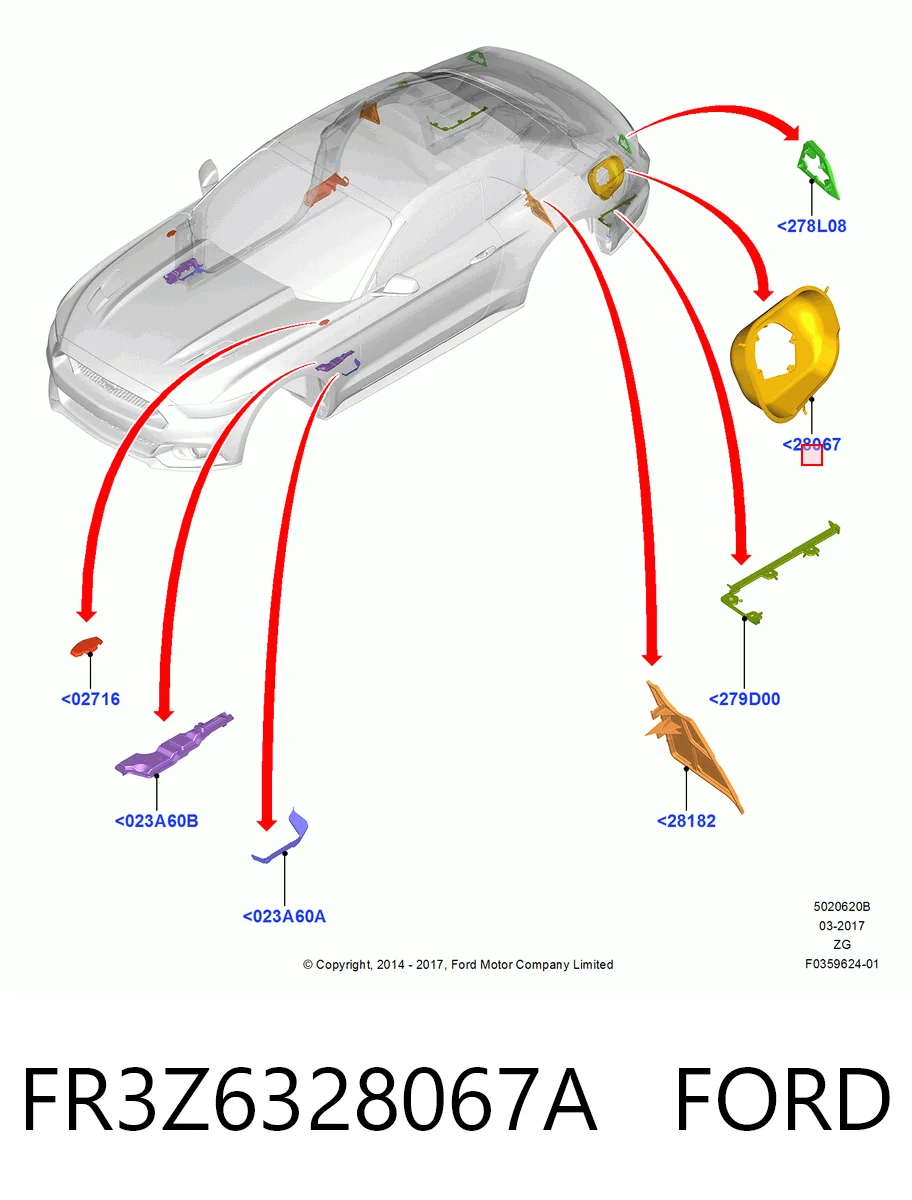 FR3Z6328067A Ford