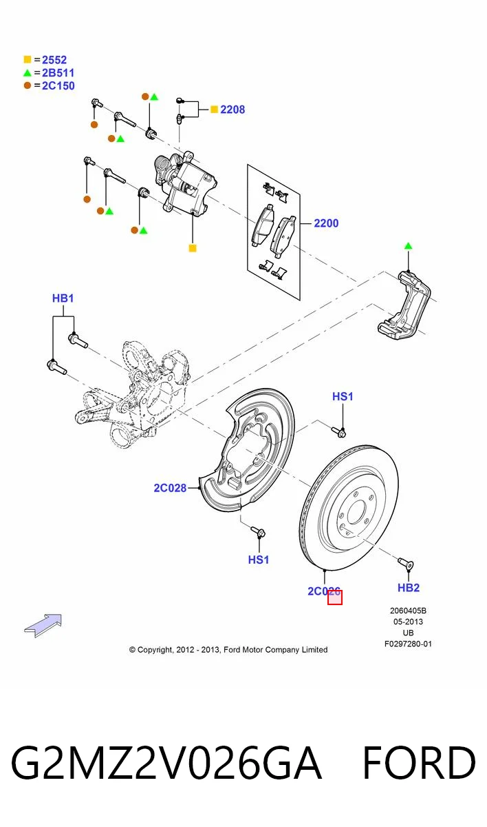 Disco de freno trasero Ford Explorer SUV (U5) (2011 - 2019) precio, desde 77,75 EUR