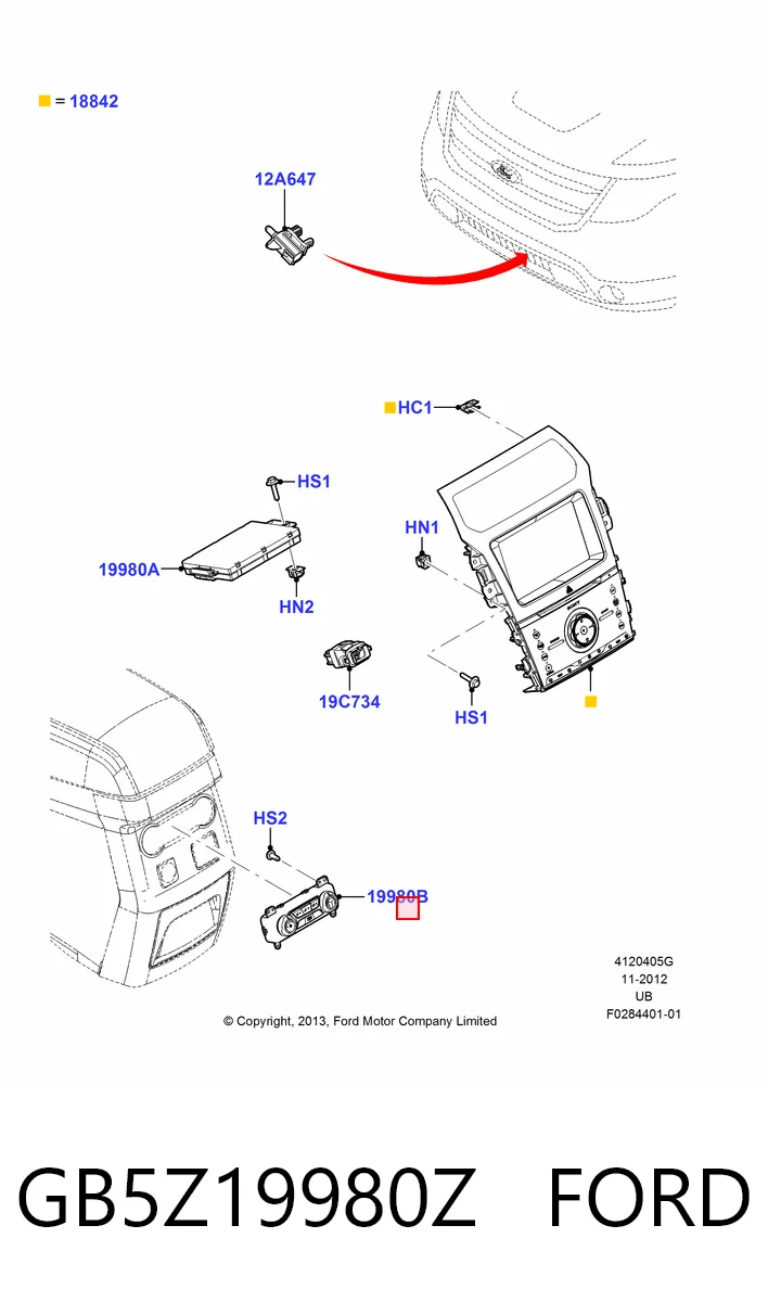 Comprar Módulo de modos de calefacción/aire acondicionado Ford Explorer U5 a bajo precio