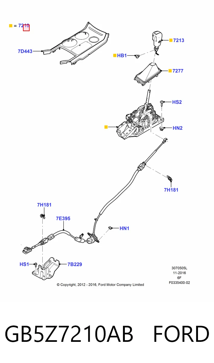 Comprar Mecanismo selector de marchas Ford Explorer U5 a bajo precio