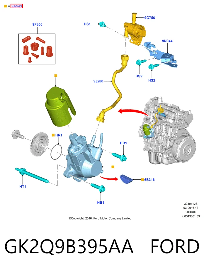  Bomba inyectora Ford Focus 4