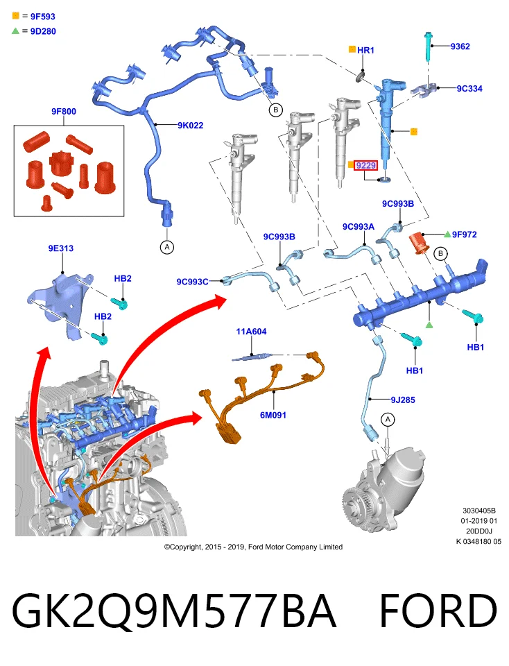 GK2Q9M577BA Ford