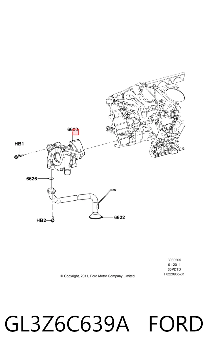 Comprar Bomba De Aceite Ford Edge I U387