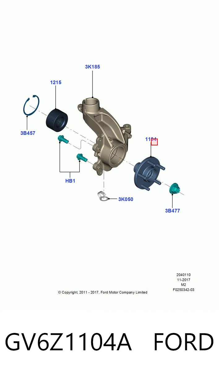 Comprar Cubo de rueda delantero Ford Escape  DM2 a bajo precio