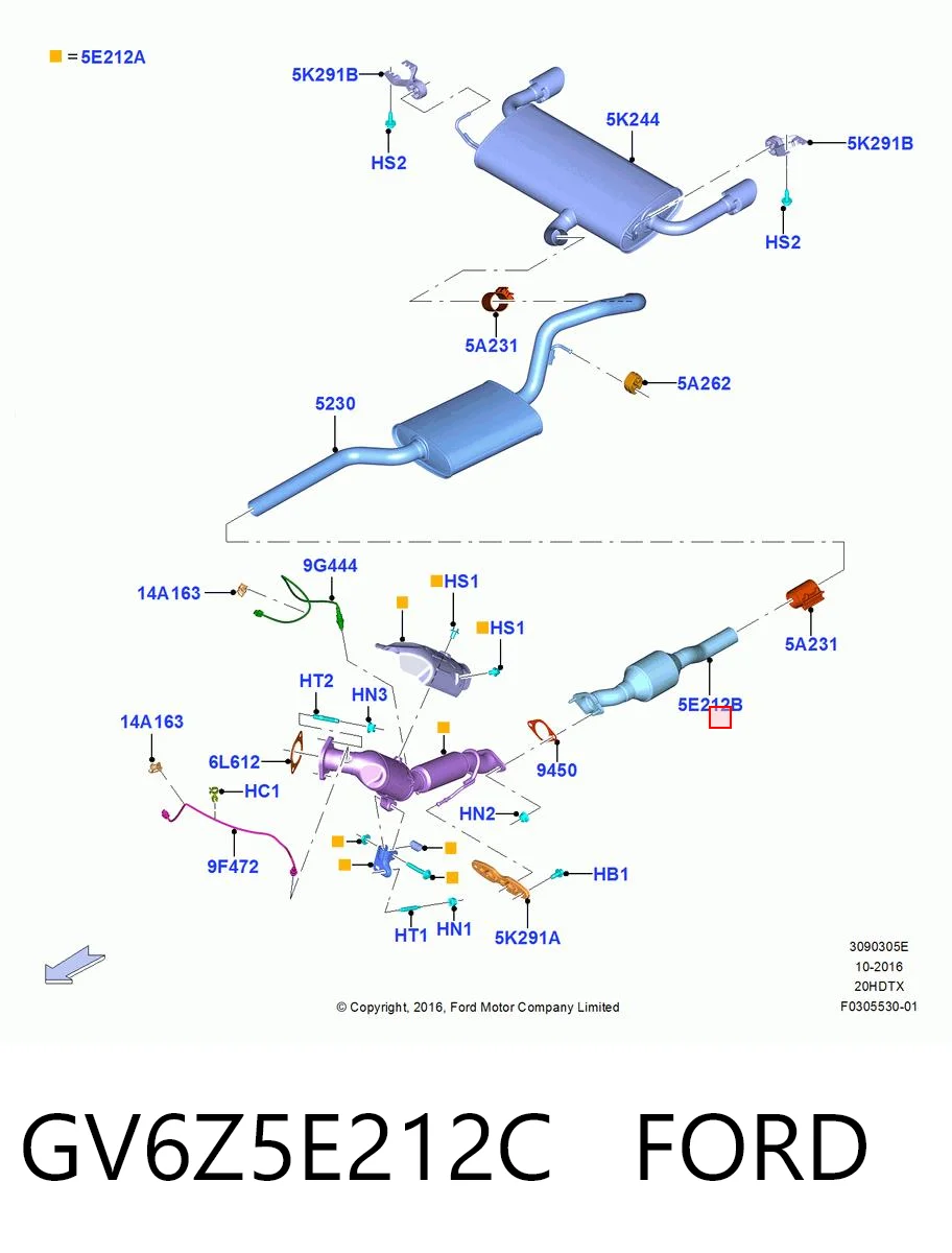 GV6Z5E212C Ford