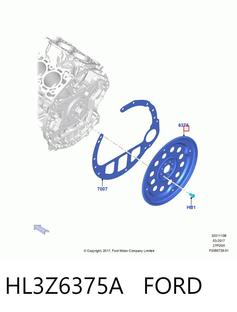 Volante de motor para Ford Mustang VI ZG