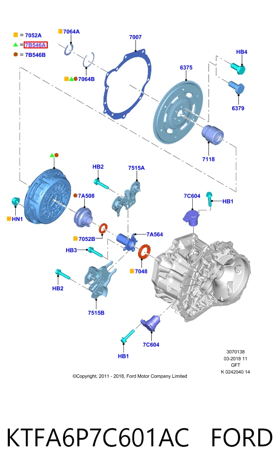 KTFA6P7C601AC Ford