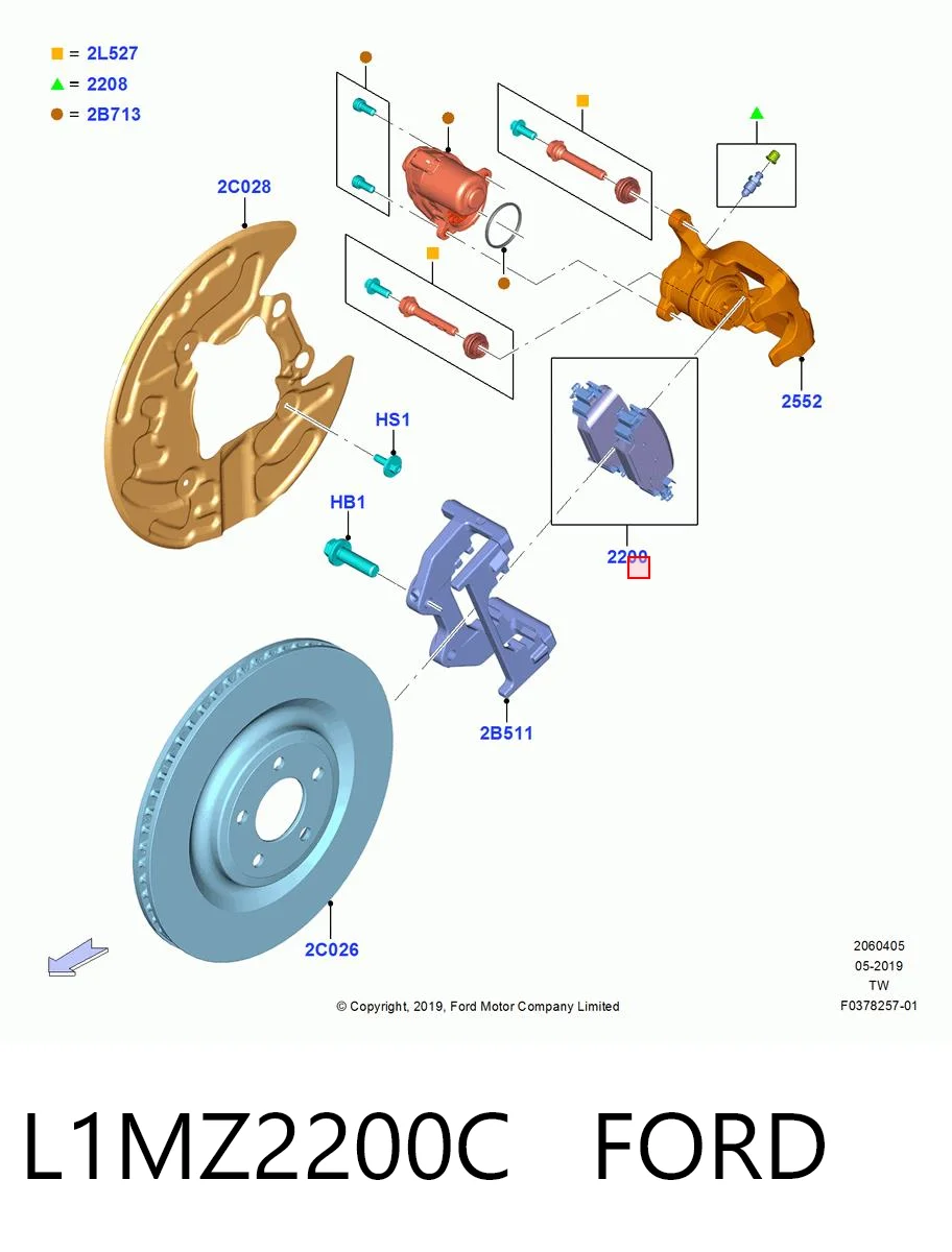 Pastillas traseras Ford Explorer 