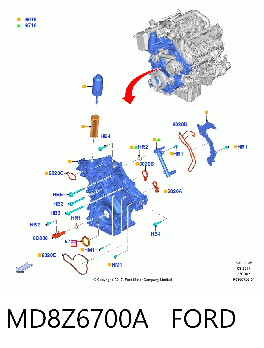 MD8Z6700A Ford