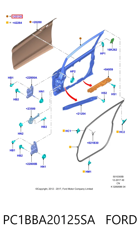 Comprar Puerta delantera izquierda Ford Fiesta Mk6 CB1